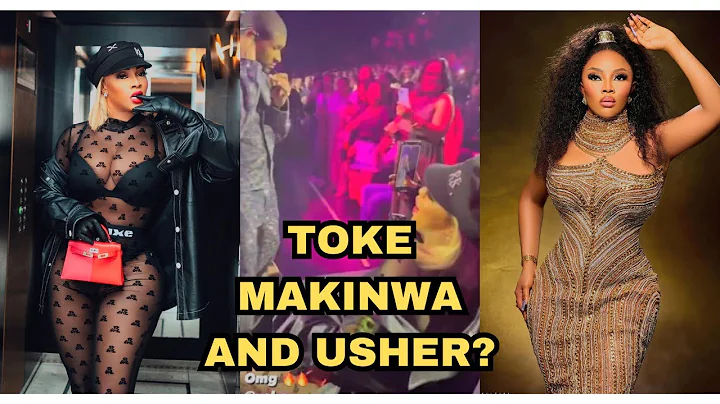 " Toke Makinwa Steals the Spotlight at Usher's Paris Concert in a Dazzling See-Through Outfit!".