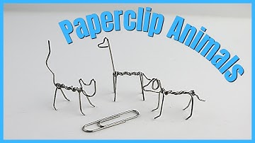 DIY Paperclip Animals Tutorial // Day 1 of the 10-Day Paperclip Challenge