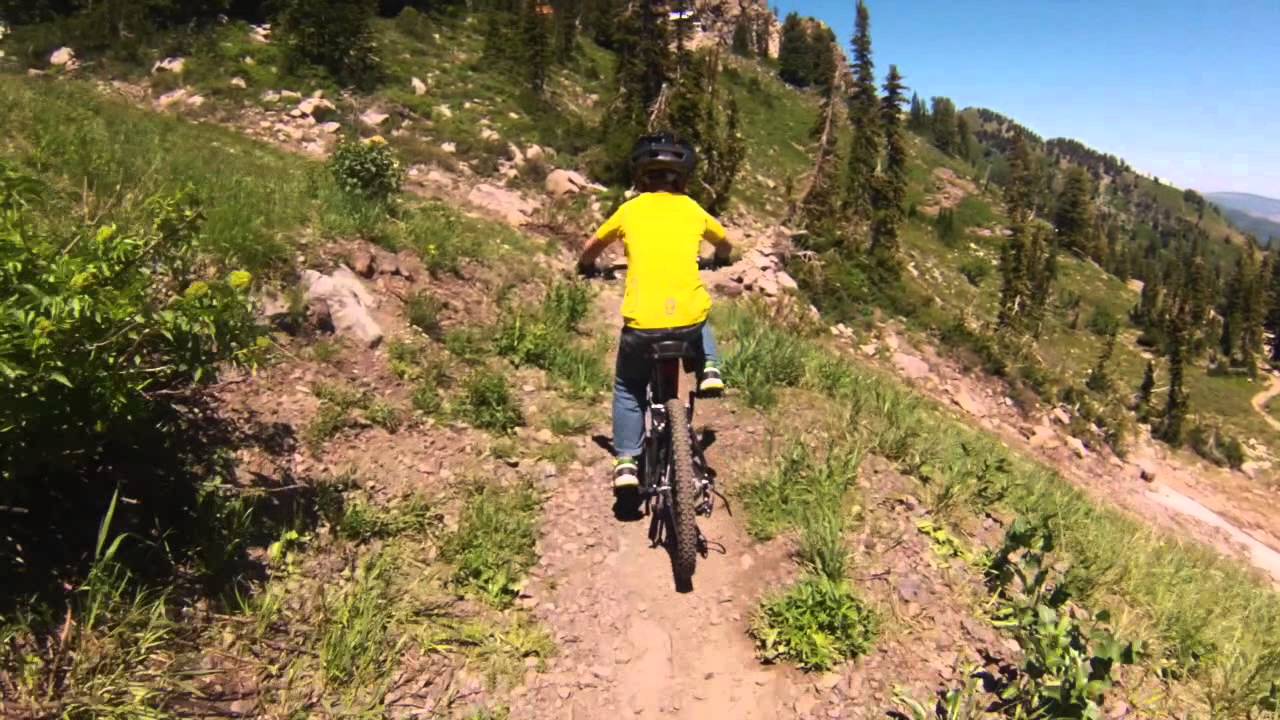 Mountain Biking at Snowbasin Resort 