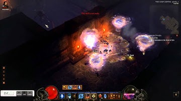 Diablo 3 1.0.4 Wizard Critical Mass Shocknado Act 3 Farming