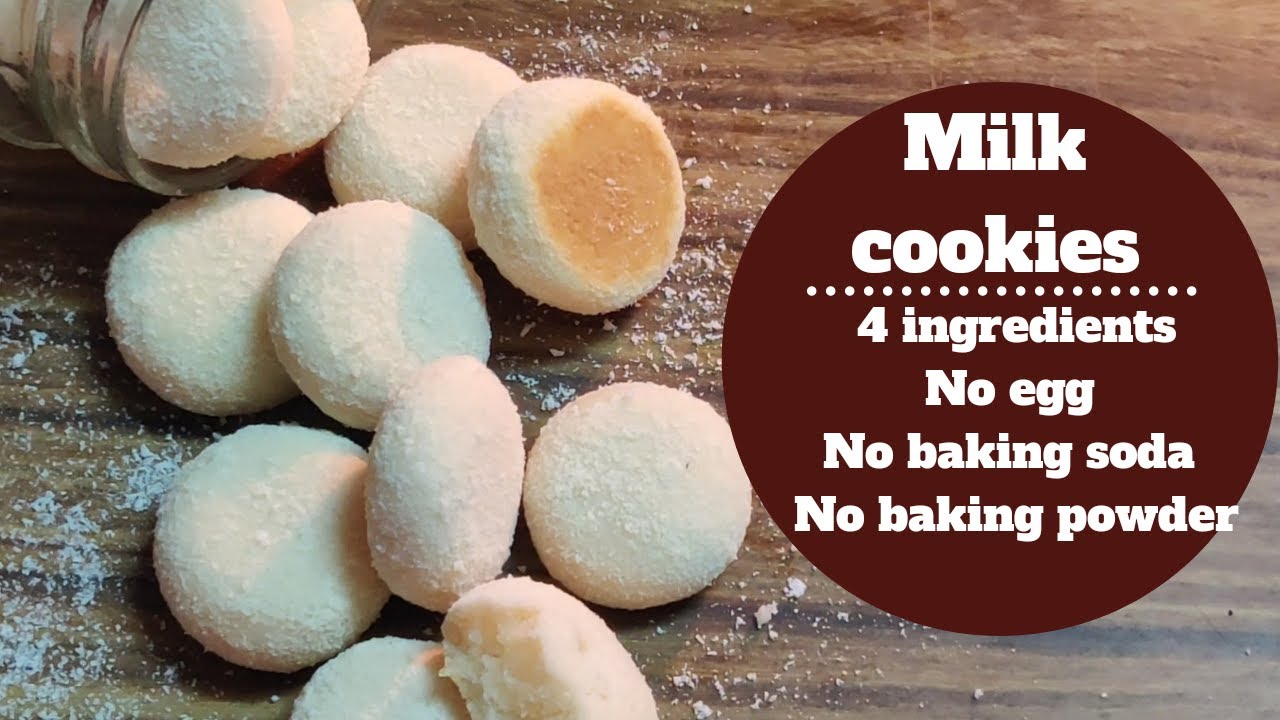 MILK COOKIES | 4 INGREDIENTS ONLY | LOCKDOWN RECIPE | HOMEMADE BISCUITS| EGGLESS BISCUIT | DOODH I