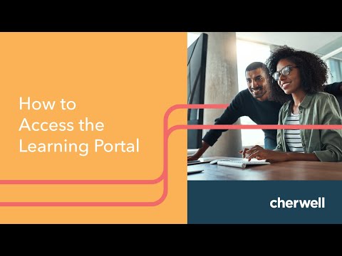 How to Access the Learning Portal from the Cherwell Support Portal