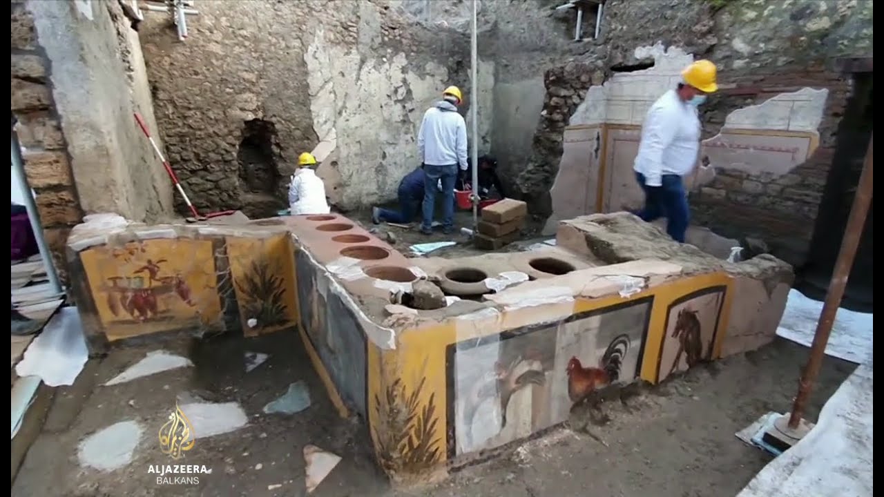 تم اكتشاف مطعم وجبات سريعة قديم في أطلال بومبي