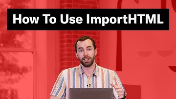 How To Use ImportHTML in Google Sheets
