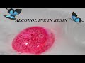 ALCOHOL INK AND RESIN #TEDDYSCRAFTROOM #DIY #RESIN