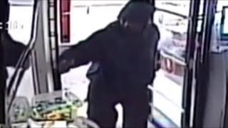 Gas station shooting captured on surveillance video