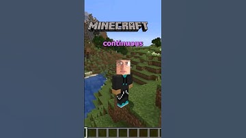 Minecraft vs IRL shows Discrete vs Continuous Variables