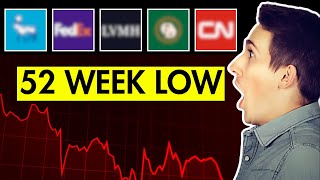 5 Top Stocks COLLAPSE to 52-Week Lows! (Time to Buy?)