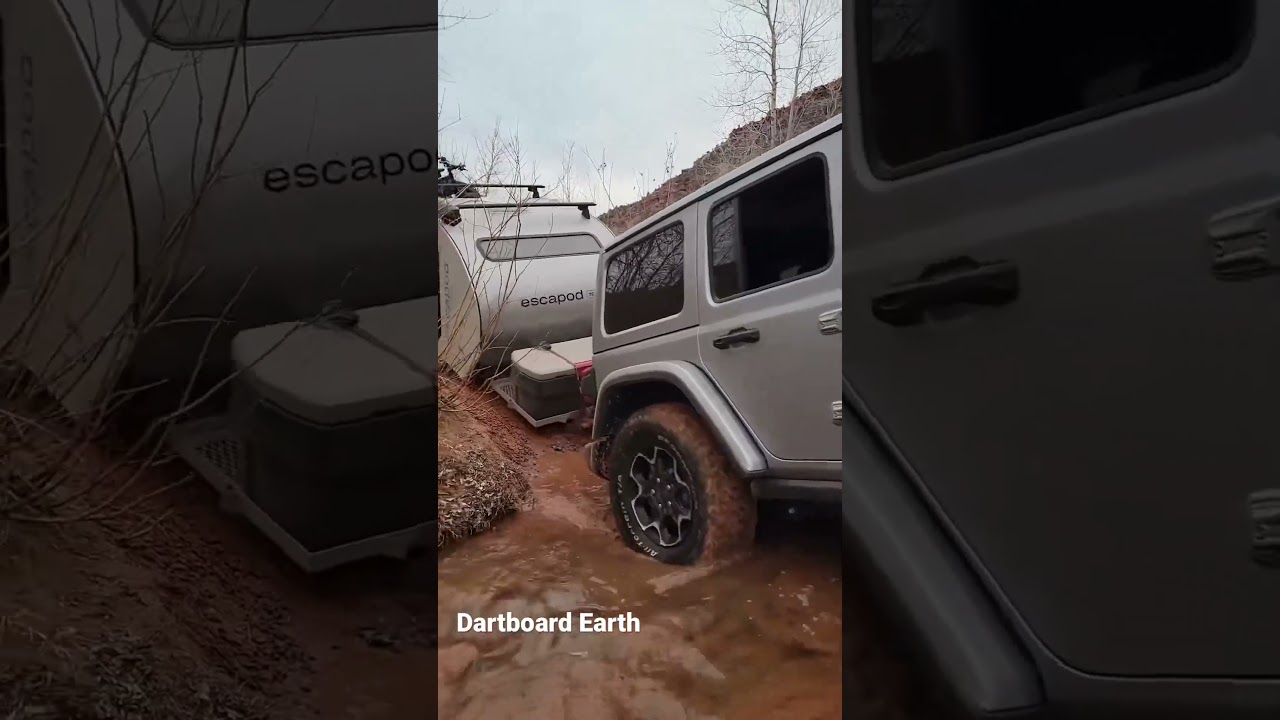 Jeep Rubicon 4xe Wrangler, an Escapod Off-road Trailer and 3 Fat Bikes!  