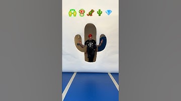 Emoji shape challenge + parkour  😱🔥 (PART 4)