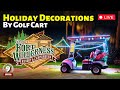 🔴LIVE🔴Disney's Fort Wilderness Campground Holiday Decorations Tour |12 Streams Of Christmas Day 9