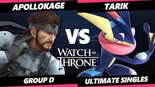 WTT 2023 - ApolloKage (Snake) Vs. Tarik (Greninja) Smash Ultimate - SSBU