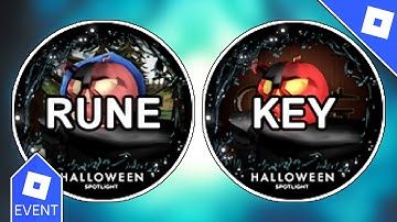 [EVENT] How to get the KEY & RUNE TOKEN BADGES in FISCH (HALLOWEEN SPOTLIGHT) | Roblox