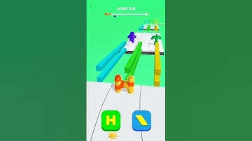 Blob Shifter 3D Level 316 | Brixuplayz #shorts #youtubeshorts #gaming