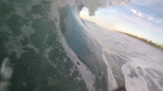 SURFING  SOUTH SWELL WAVE 56th Street July #rajahwild #surfing #gopro surfing