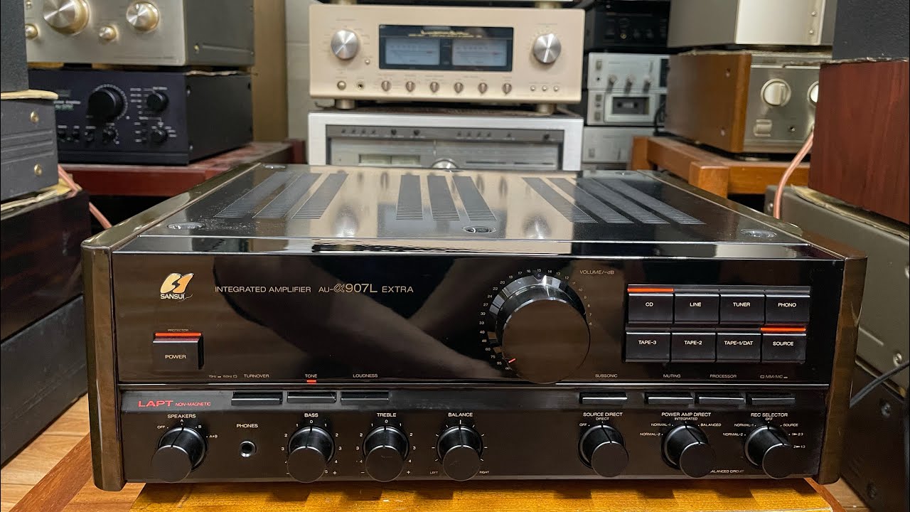 Sansui Alpha 907L Extra Amplifier, excellent condition, very good