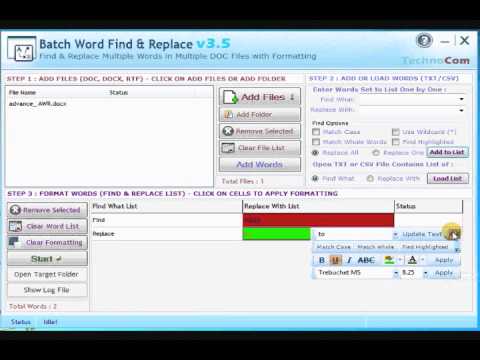 How to Find & Replace in Files