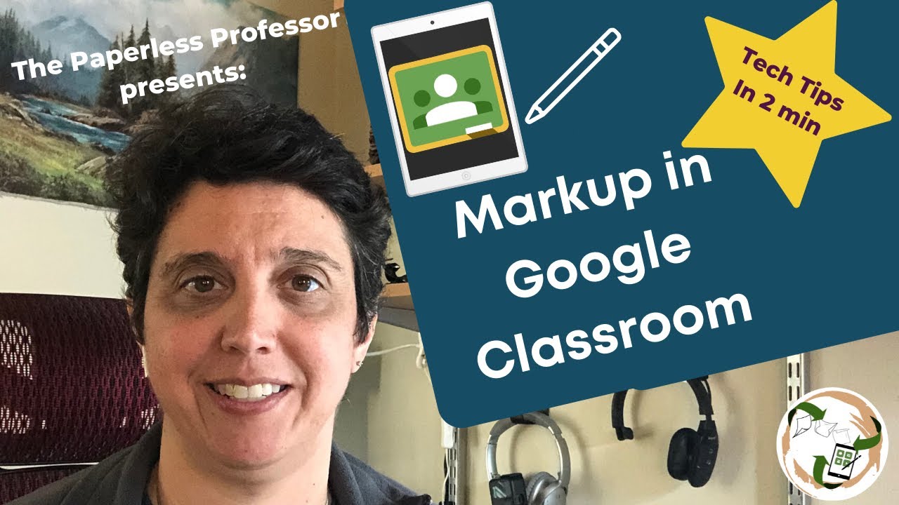 Tech Tip in 2 min: Using iPad to Markup & Grade in Google Classroom ...