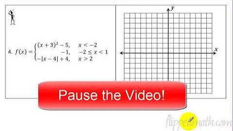 Pre Calc - 3.3 - Piecewise Functions