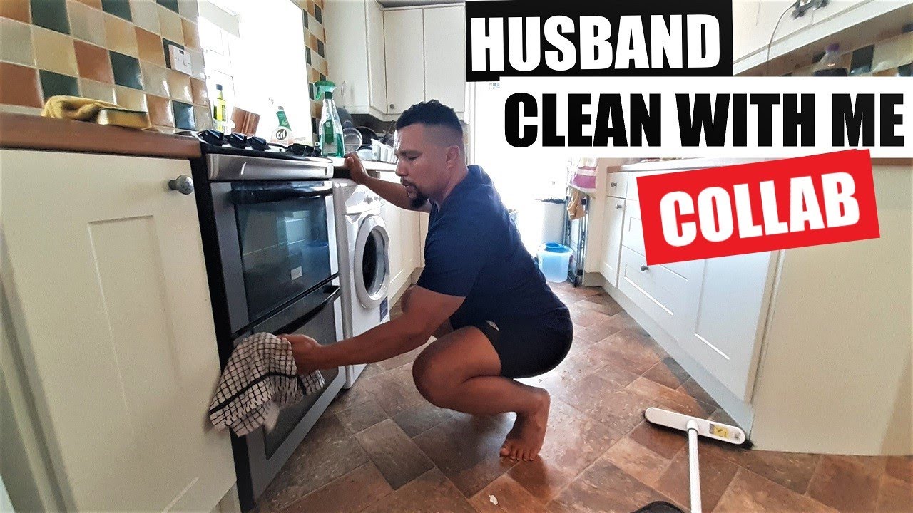 HUSBAND CLEAN WITH ME COLLAB CLEAN WITH ME HUSBAND CLEANS KITCHEN HUSBANDS CLEANIN