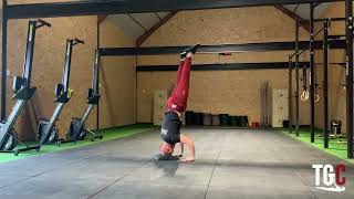 Headstand straddle pike ups   Gymnastics Programming