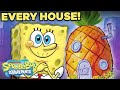 Every House in Bikini Bottom EVER! 🍍 SpongeBob