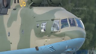 Ми-26 запуск и взлёт по самолётному RF-95568 камуфляжный