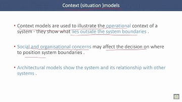 Software Engineering | C5 - L3 | Context models