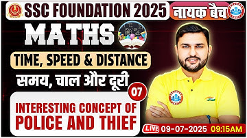Time Speed and Distance for SSC CGL, CHSL, CPO, MTS 2025 | SSC Maths Classes By Rahul Teotia Sir