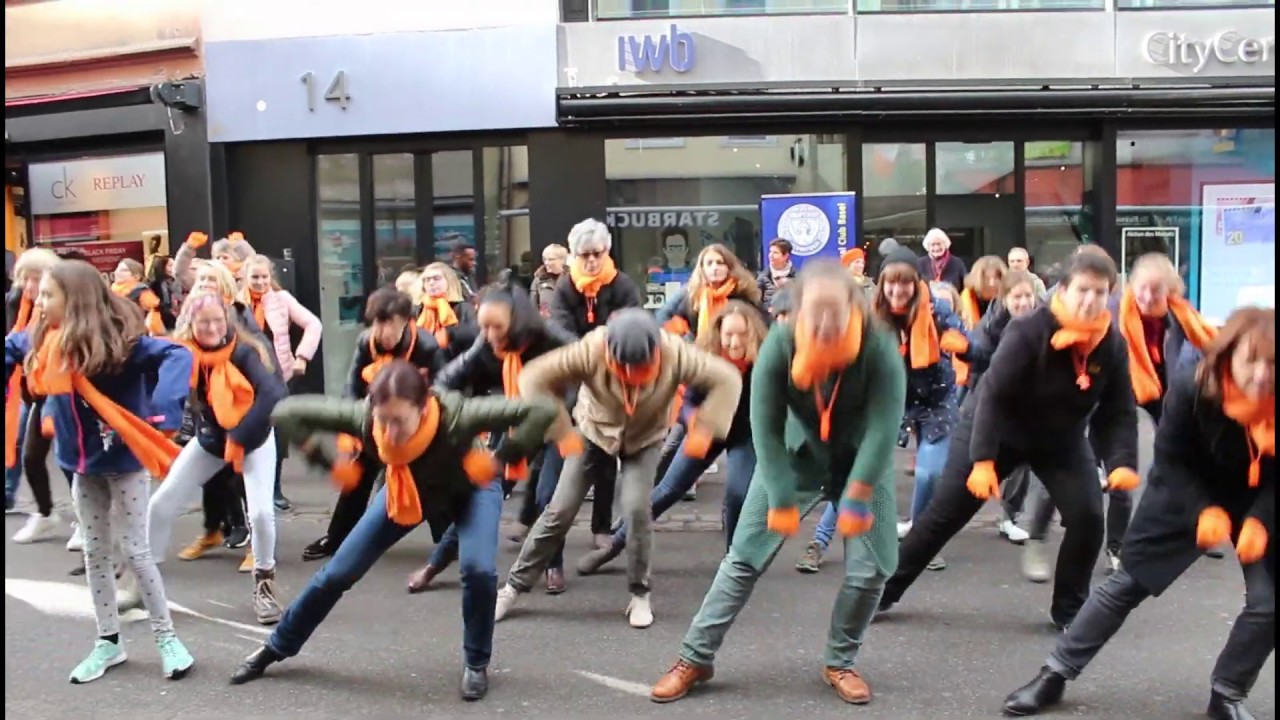 Flashmob Soroptimist Club Basel 2018