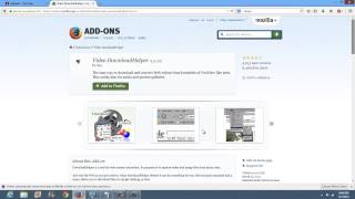 how to download and install video downloadhelper add-on for mozilla firefox
