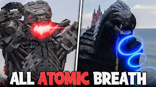 ALL Kaiju ATOMIC BREATH in Kaiju Arisen 5.0