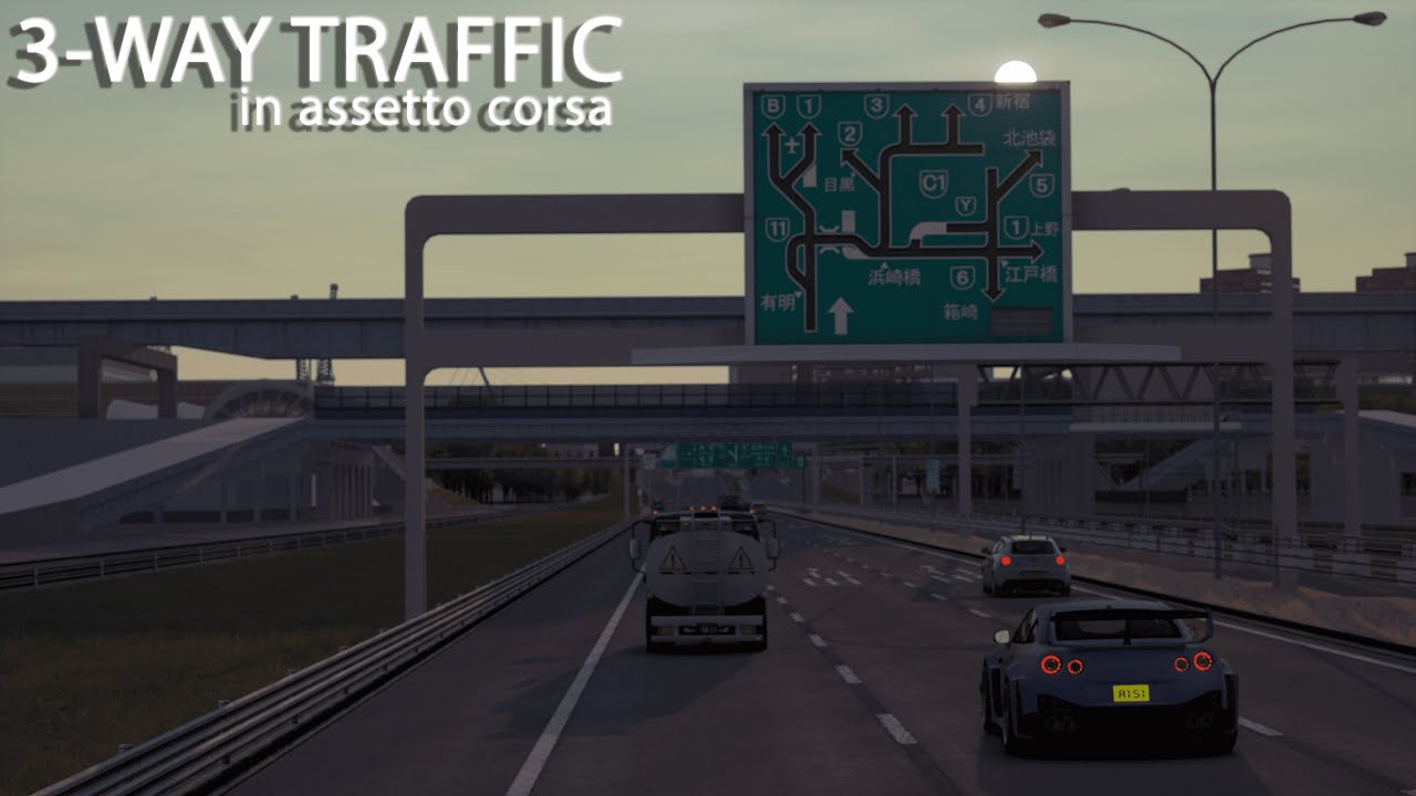 Трафик ассетто корса. Shutoko Revival Project Assetto Corsa карта. Shutoko Revival Project Assetto Corsa Traffic. Ассетто Корса трафик. Карта Shutoko Assetto Corsa.