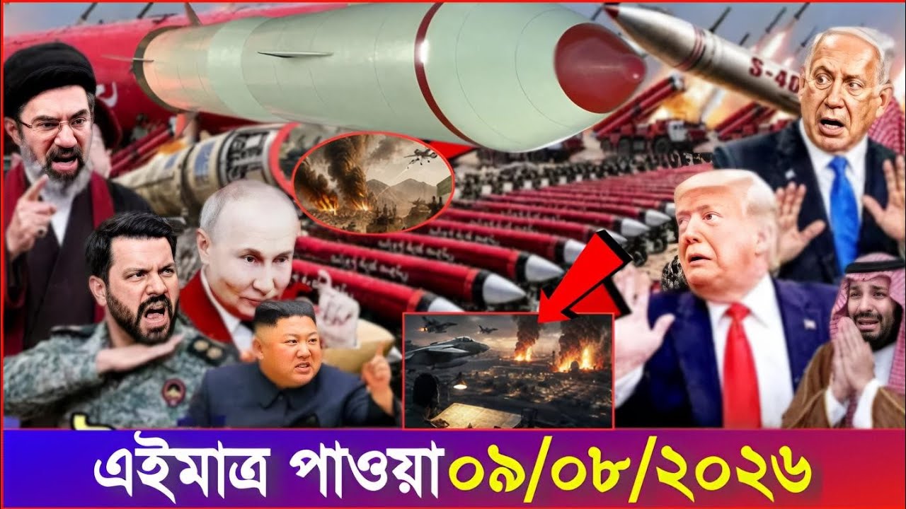 International Bangla News BBC World News 09 Aug 2026|| World News Bangla || International News Today