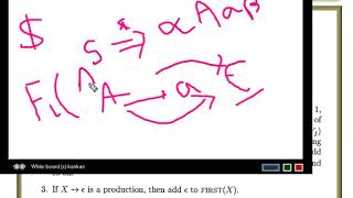 sem5compiler module 3 lecture 6. FIRST and FOLLOW