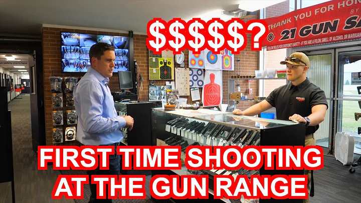 How much does it cost to shoot at the gun range for the first time?