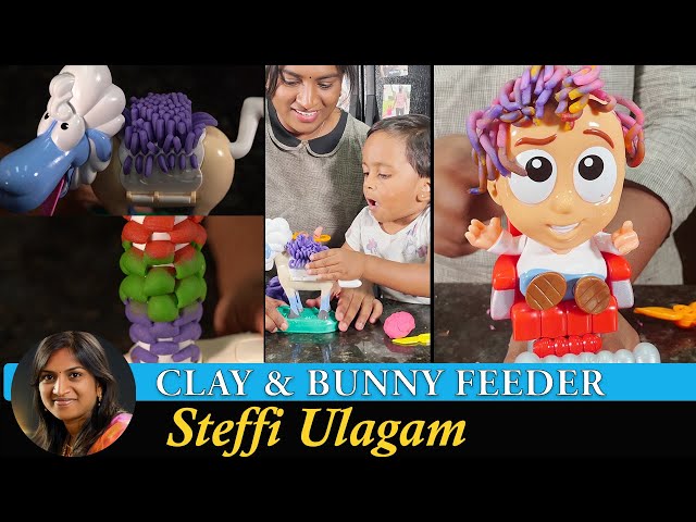 How to make clay in Tamil | Homemade modelling clay / play doh | Woodworking Bunny Feeder class=