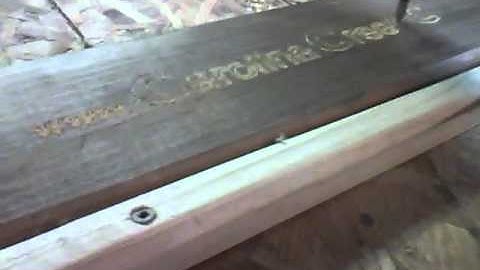 DIY CNC (80/20 cncrouterparts.com) Engraving