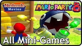 Mario Party 8 - All Mini Games (Multiplayer)