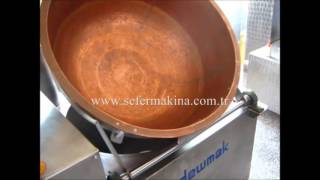 Lokum Pişirme Makinası  - Turkish delight cooking mixer - www.sefermakina.com.tr