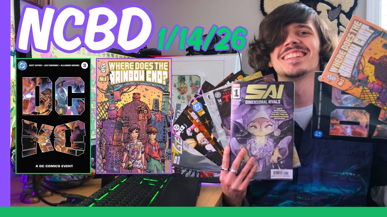 Let's Talk Novels, Manga, and Comics - NINW #17 : Dracula, DC KO, Rainbow Robots + More (1/14/26)