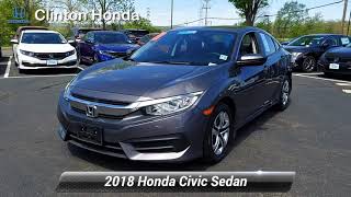 Certified 2018 Honda Civic Sedan LX Annandale NJ 210283A