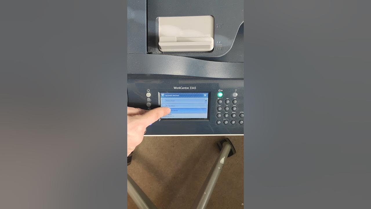 Xerox WC3335/3345 Wł/Wył Wifi - YouTube