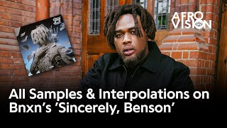 Samples & Interpolations from Bnxn’s ‘Sincerely, Benson’