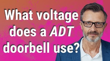 What voltage does a ADT doorbell use?