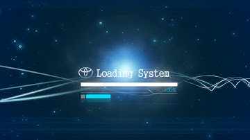 Raspberry pi video boot Toyota logo.