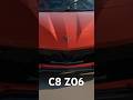 English: "C8 Z06: A Symphony of American Engineering.