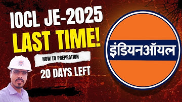 IOCL JE 2025/How to Prepration/Mechanical Engineering/MRK STUDY 
