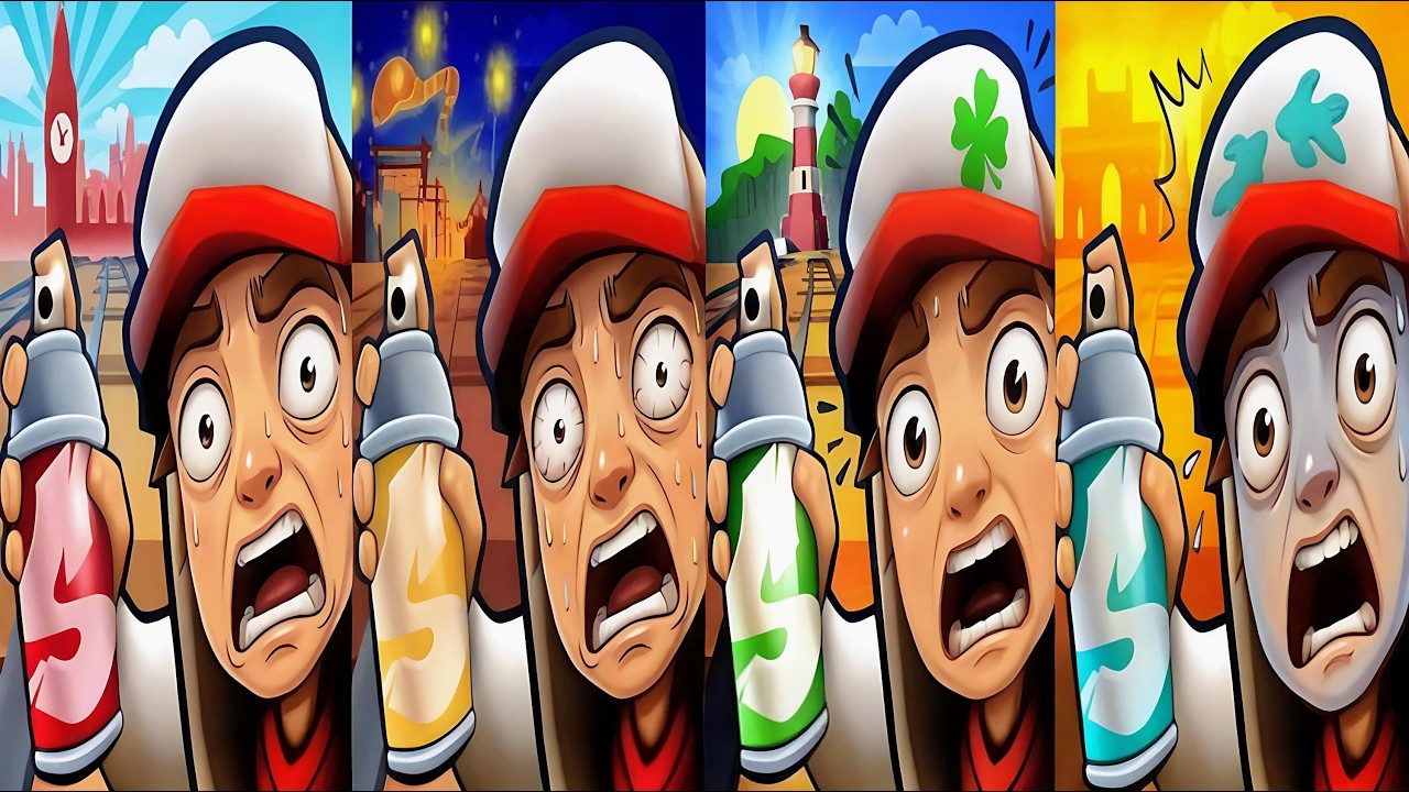 Subway Surfers : London Creatures 2026 🆚 Year Of The Snake 2025 🆚 Easter Ireland 2024 🆚 Mumbai 2022