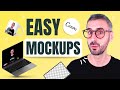 How to Create MOCKUPS in Canva - EASY! - T-shirt, Mug and Instagram Mockup Tutorial🎽☕📱